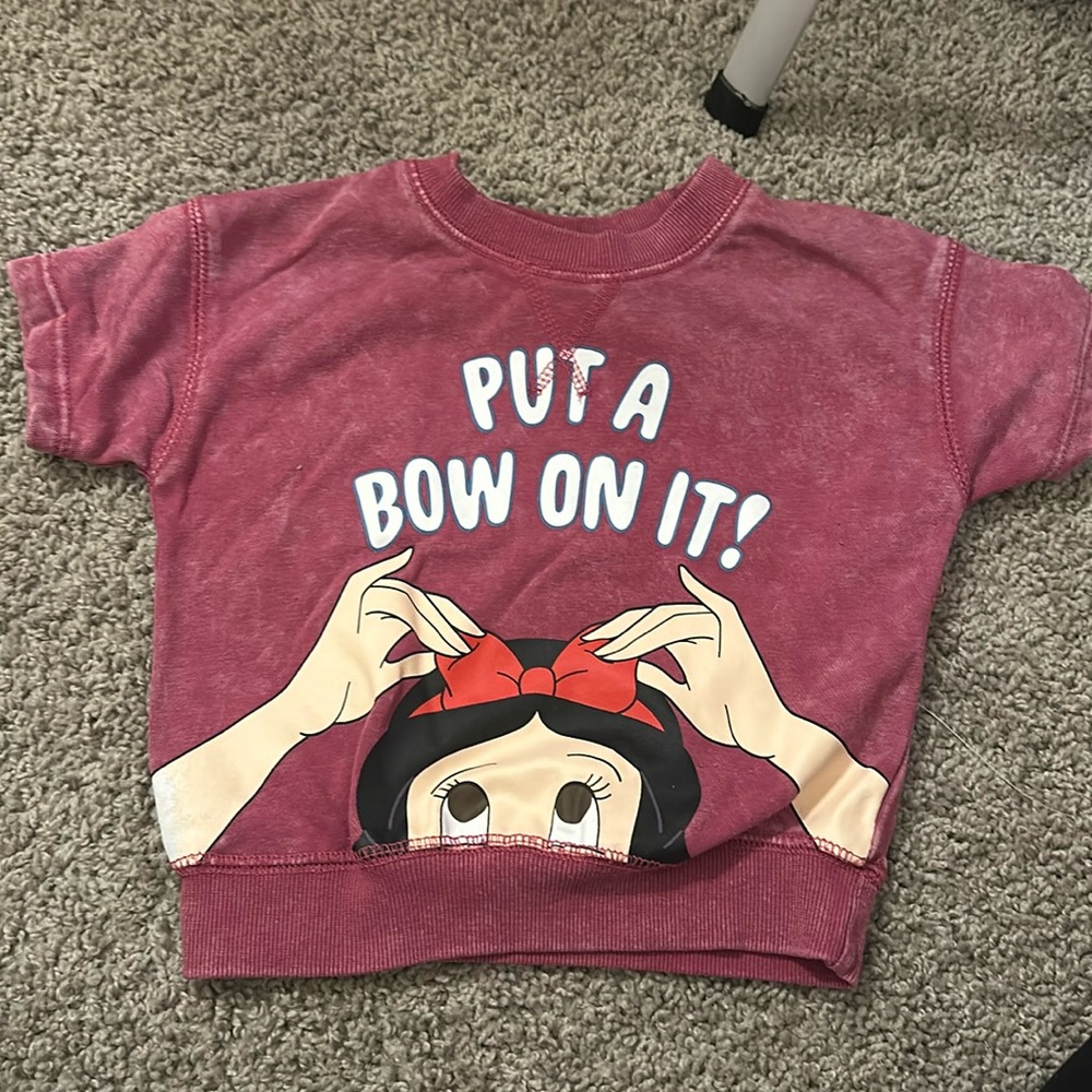 Disney sweatshirt tee